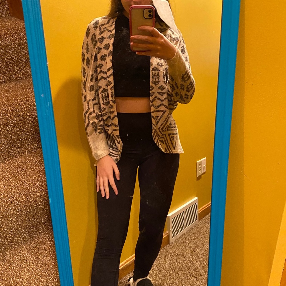 Cute patterned Charlotte Russe cardigan